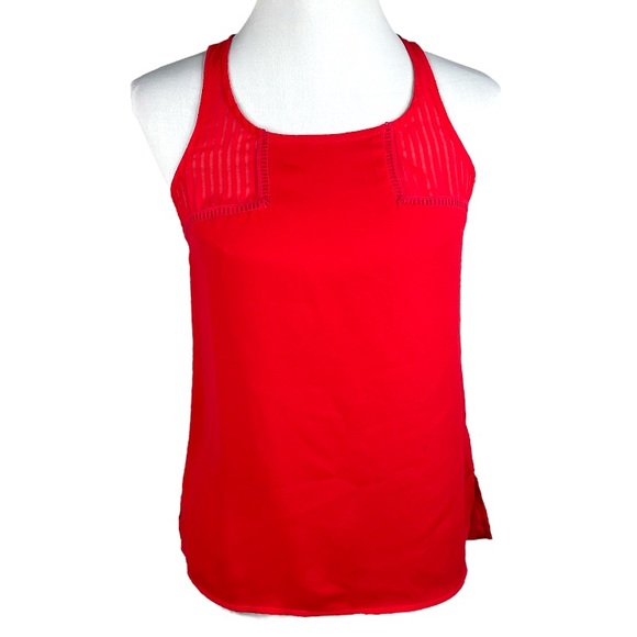 Skies Are Blue Tank Top Blouse Red Size Small - Picture 1 of 9
